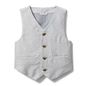NWT Janie and Jack Special Occasion Linen Vest